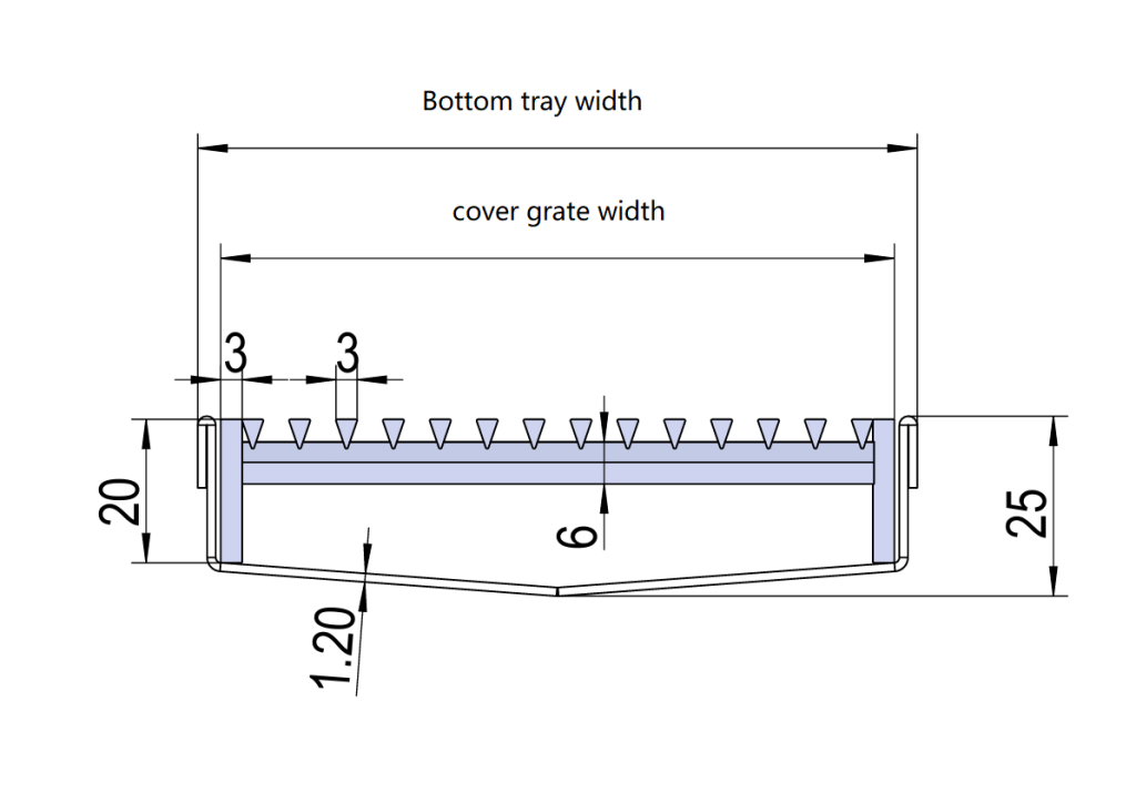 shower drain drawing